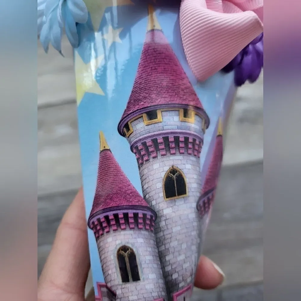 Large Hair Clip Bouquet 6 clips castle themed